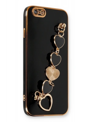 Newface iPhone 6 Kılıf Esila Silikon - Siyah