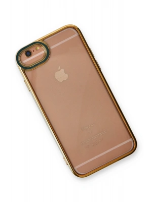 Newface iPhone 6 Kılıf Liva Lens Silikon - Yeşil