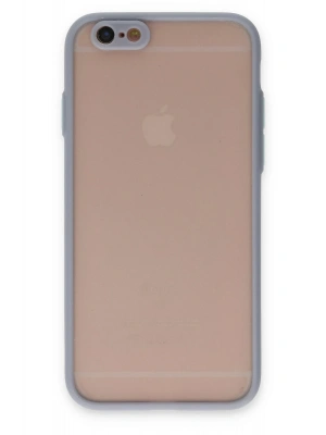 Newface iPhone 6 Kılıf Montreal Silikon Kapak - Gri