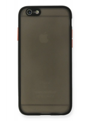 Newface iPhone 6 Kılıf Montreal Silikon Kapak - Siyah