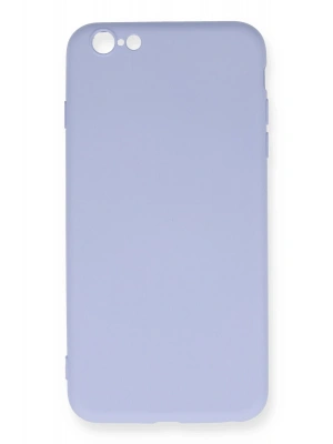 Newface iPhone 6 Plus Kılıf Nano içi Kadife Silikon - Lila