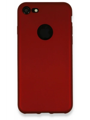 Newface iPhone 7 Kılıf First Silikon - Bordo