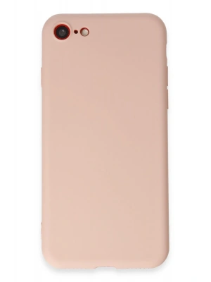 Newface iPhone 7 Kılıf First Silikon - Pudra
