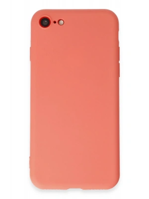 Newface iPhone 7 Kılıf First Silikon - Turuncu