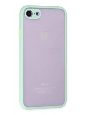 Newface iPhone 7 Kılıf Montreal Silikon Kapak - Turkuaz