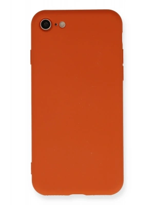 Newface iPhone 7 Kılıf Nano içi Kadife Silikon - Kırmızı