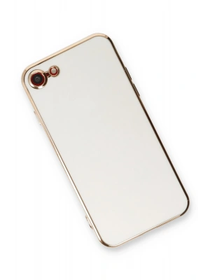 Newface iPhone 7 Kılıf Volet Silikon - Beyaz