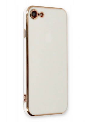 Newface iPhone 7 Kılıf Volet Silikon - Beyaz