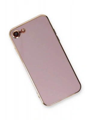 Newface iPhone 7 Kılıf Volet Silikon - Mor