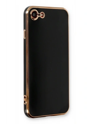 Newface iPhone 7 Kılıf Volet Silikon - Siyah