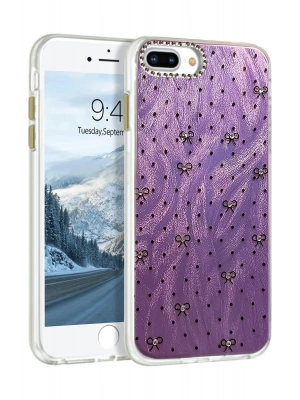 Newface iPhone 7 Plus Kılıf Blade Aynalı Desenli Kapak - Desen 2