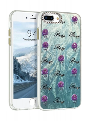 Newface iPhone 7 Plus Kılıf Blade Aynalı Desenli Kapak - Desen 9