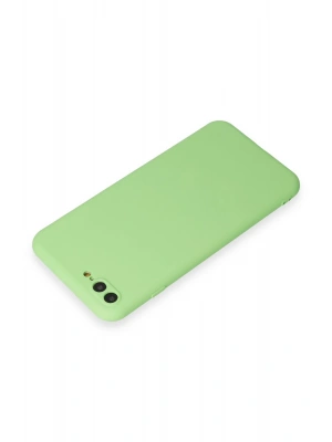 Newface iPhone 7 Plus Kılıf First Silikon - Açık Yeşil