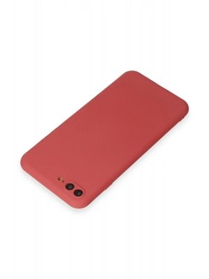 Newface iPhone 7 Plus Kılıf First Silikon - Kiremit