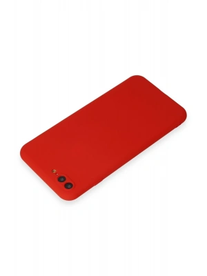 Newface iPhone 7 Plus Kılıf First Silikon - Kırmızı