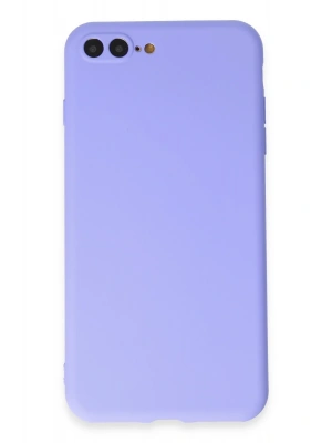 Newface iPhone 7 Plus Kılıf First Silikon - Lila