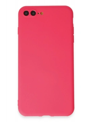 Newface iPhone 7 Plus Kılıf First Silikon - Pembe