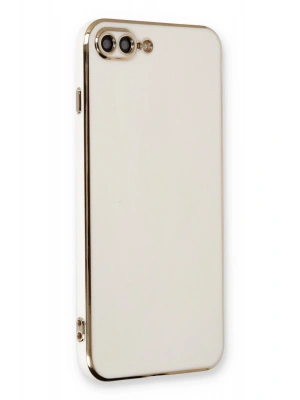 Newface iPhone 7 Plus Kılıf Volet Silikon - Beyaz