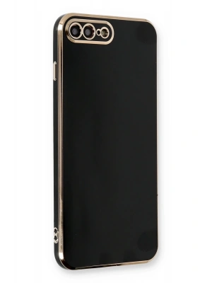 Newface iPhone 7 Plus Kılıf Volet Silikon - Siyah