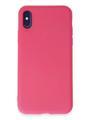 Newface iPhone X Kılıf First Silikon - Pembe