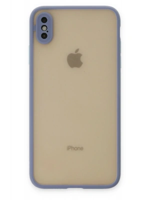 Newface iPhone X Kılıf Montreal Silikon Kapak - Gri