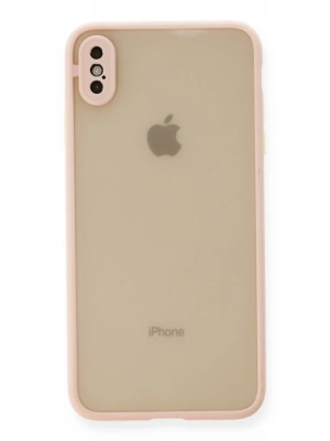 Newface iPhone X Kılıf Montreal Silikon Kapak - Pembe