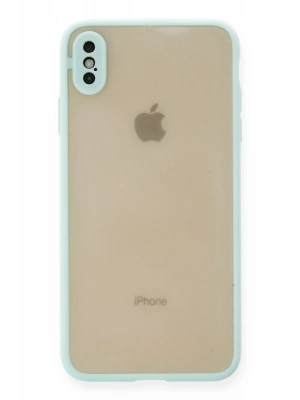 Newface iPhone X Kılıf Montreal Silikon Kapak - Turkuaz