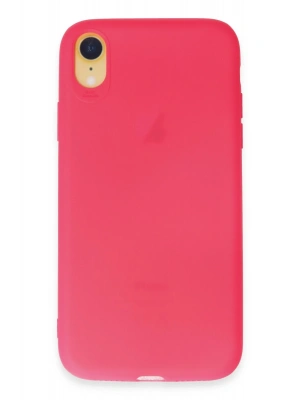 Newface iPhone XR Kılıf First Silikon - Pembe