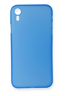 Newface iPhone XR Kılıf PP Ultra İnce Kapak - Mavi
