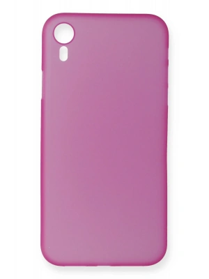 Newface iPhone XR Kılıf PP Ultra İnce Kapak - Pembe
