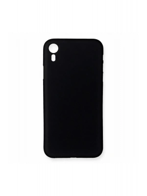 Newface iPhone XR Kılıf PP Ultra İnce Kapak - Siyah