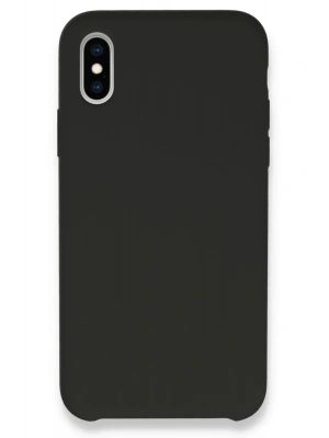 Newface iPhone XS Max Kılıf Lansman Legant Silikon - Siyah