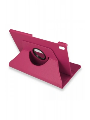 Newface Lenovo M10 FHD Plus X606F Kılıf 360 Tablet Deri Kılıf - Pembe
