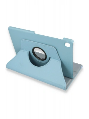 Newface Lenovo M10 FHD Plus X606F Kılıf 360 Tablet Deri Kılıf - Turkuaz