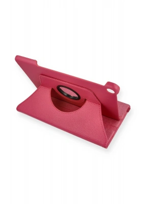 Newface Lenovo Tab M10 TB328FU Kılıf 360 Tablet Deri Kılıf - Pembe