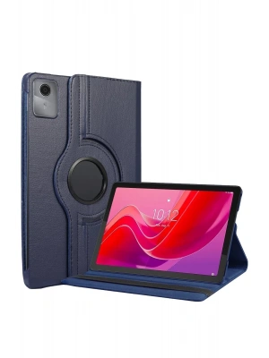 Newface Lenovo Tab M11 TB330FU 360 Tablet Deri Kılıf - Lacivert