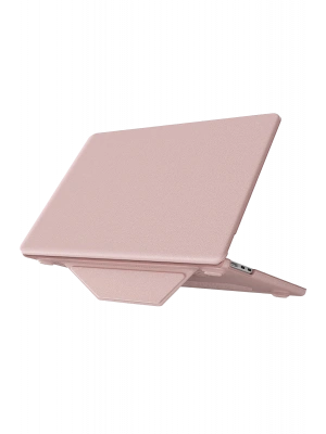 Newface Macbook Air 15 2024 Macbook Deri Kapak - Pembe