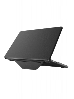 Newface Macbook Air 15 2024 Macbook Deri Kapak - Siyah