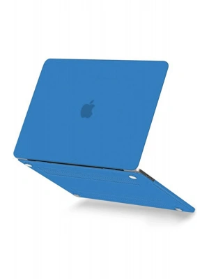 Newface Macbook Pro 13 2020 Macbook Buzlu Kapak - Mavi