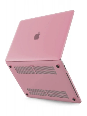 Newface Macbook Pro 13 2020 Macbook Buzlu Kapak - Pembe