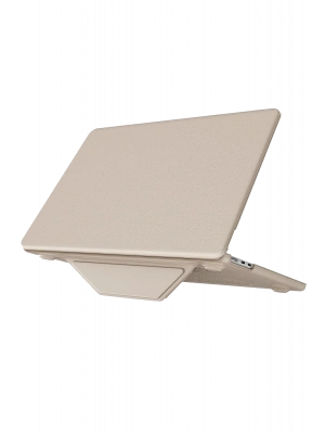 Newface Macbook Pro 14 2021 Macbook Deri Kapak - Gold