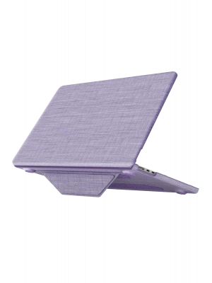 Newface Macbook Pro 14 2021 Macbook Kumaş Kapak - Mor