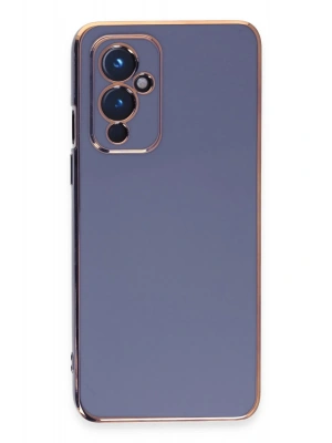 Newface One Plus 9 Kılıf Volet Silikon - Mavi