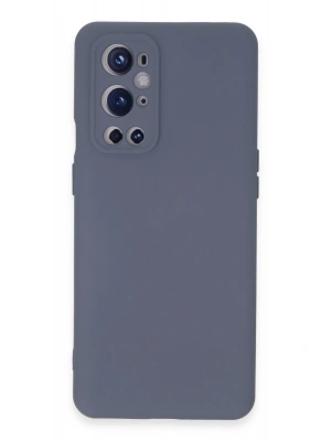 Newface One Plus 9 Pro Kılıf Nano içi Kadife Silikon - Gri