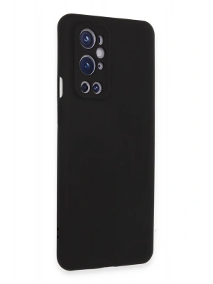 Newface One Plus 9 Pro Kılıf Nano içi Kadife Silikon - Siyah