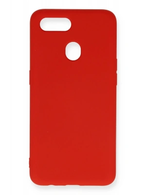 Newface Oppo A12 Kılıf Nano içi Kadife Silikon - Kırmızı