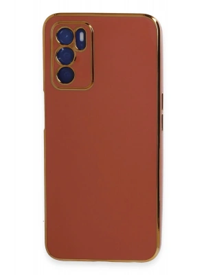 Newface Oppo A16 Kılıf Volet Silikon - Kırmızı