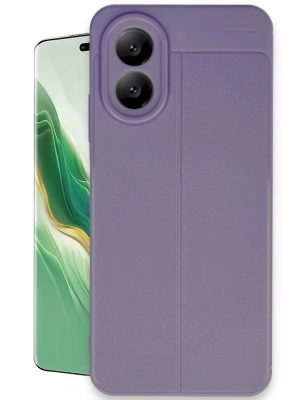 Newface Oppo A38 Kılıf Auto Focus Kapak - Lila