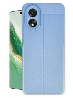 Newface Oppo A38 Kılıf Auto Focus Kapak - Mavi