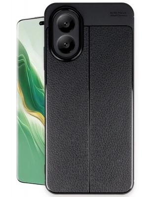 Newface Oppo A38 Kılıf Auto Focus Kapak - Siyah